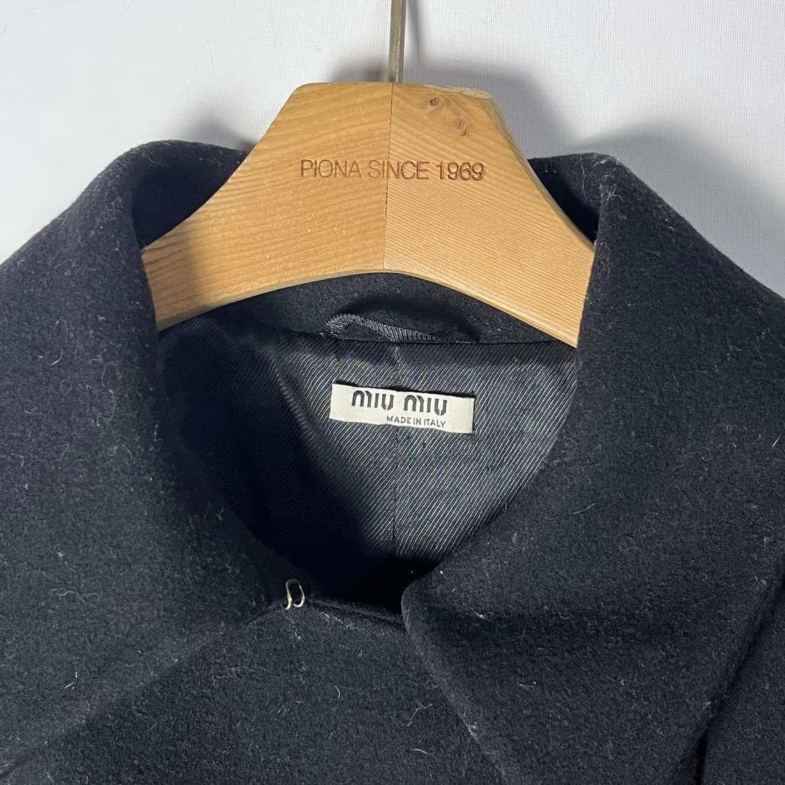 [Miu Miu] 00s 미우미우 더블브레스트 버진울 코트 상품이미지6