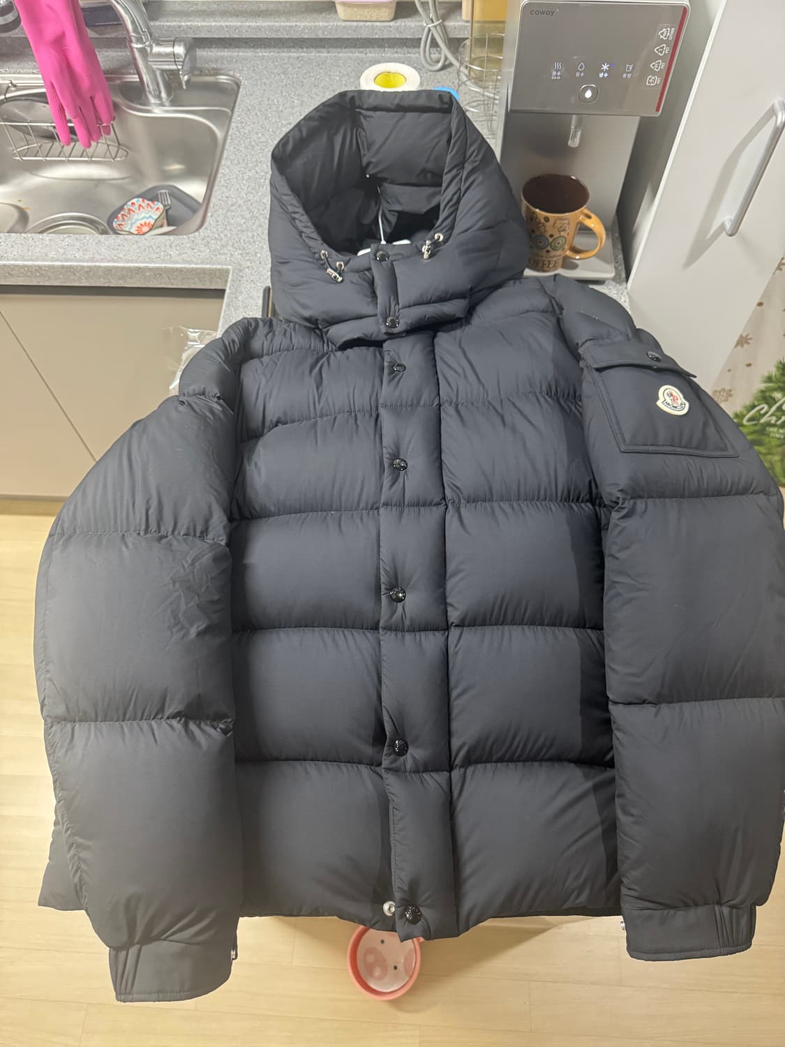 24FW 몽클레어 베제르 블랙 7사이즈 정품 상품이미지3