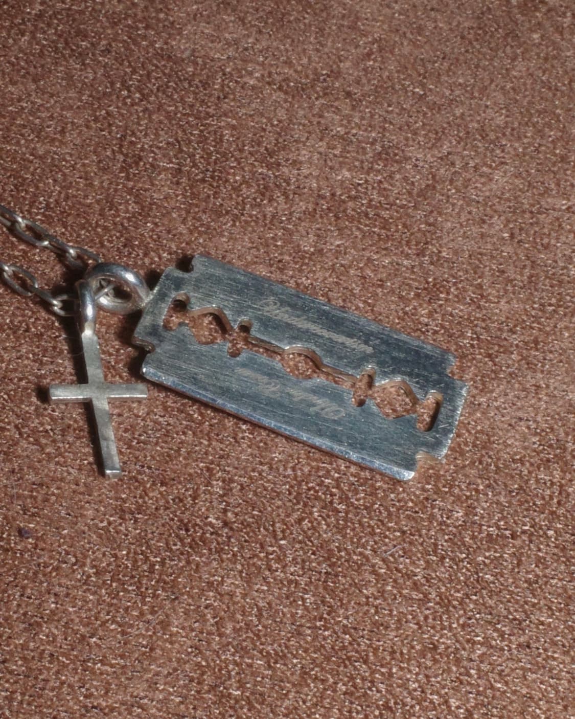 언더커버 면도날 실버 목걸이 네크리스 상품이미지2