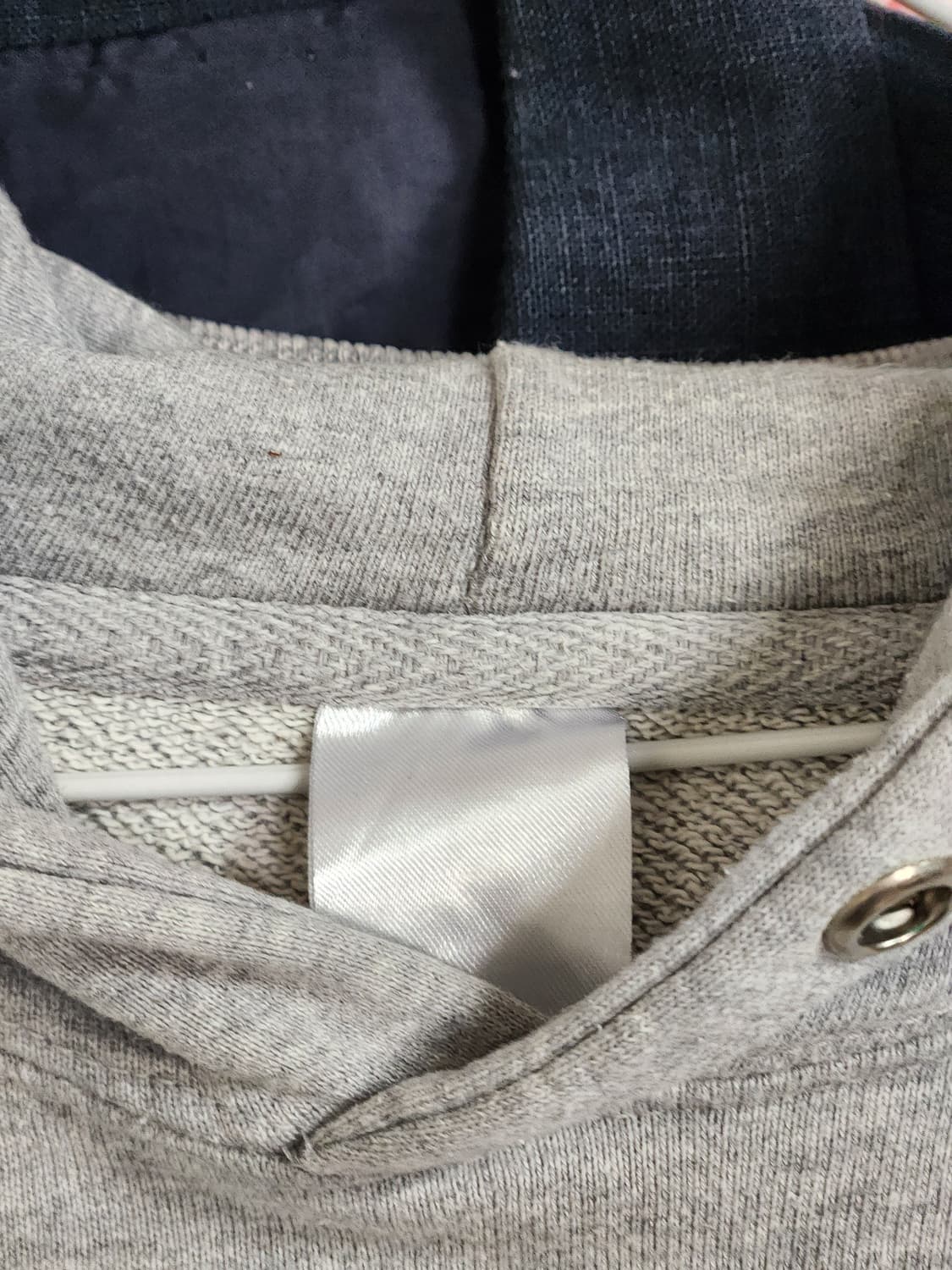 회색 빅사이즈 후드티 (가슴반품59) 상품이미지3