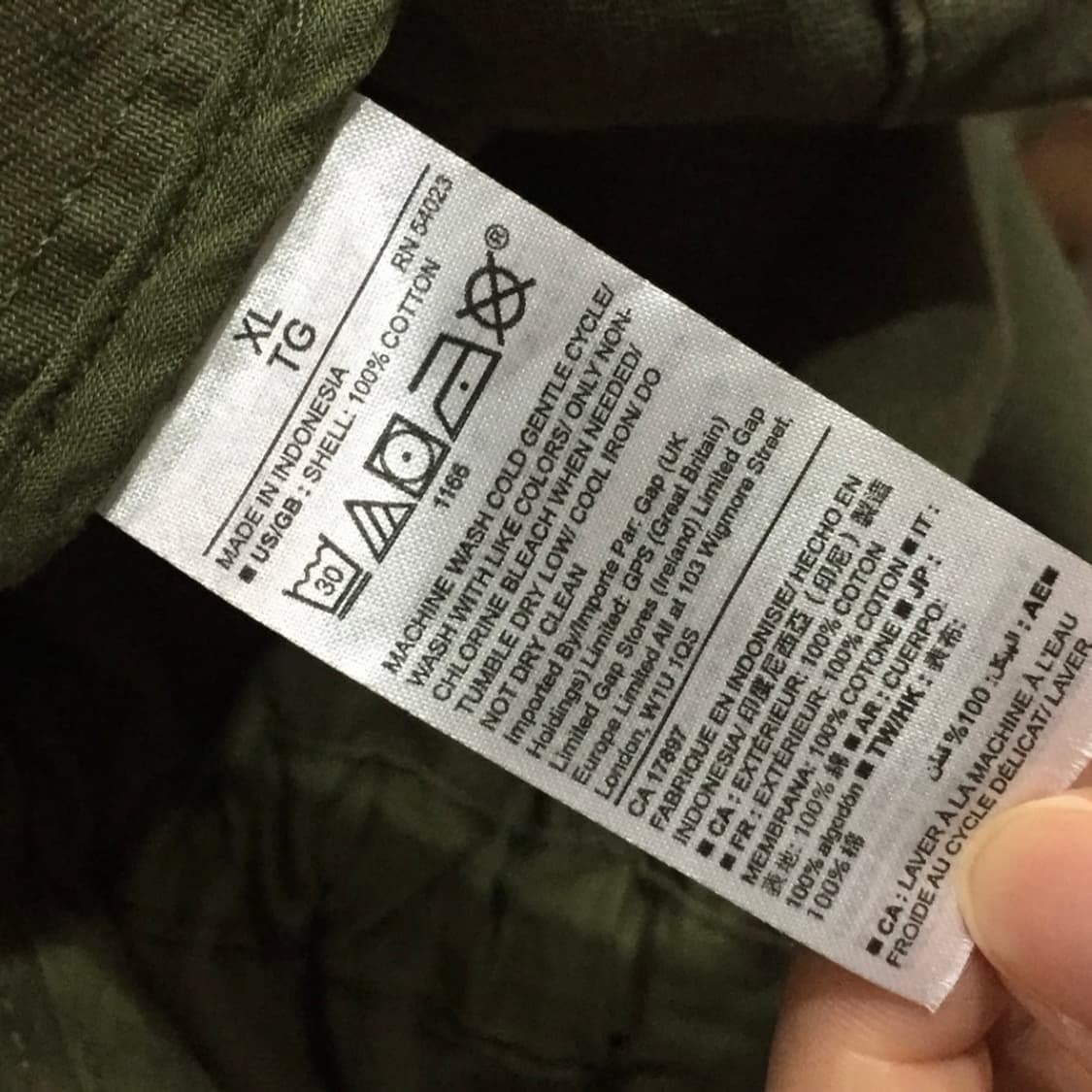 GAP 갭 모리걸 카키 야상 숏자켓 상품이미지3