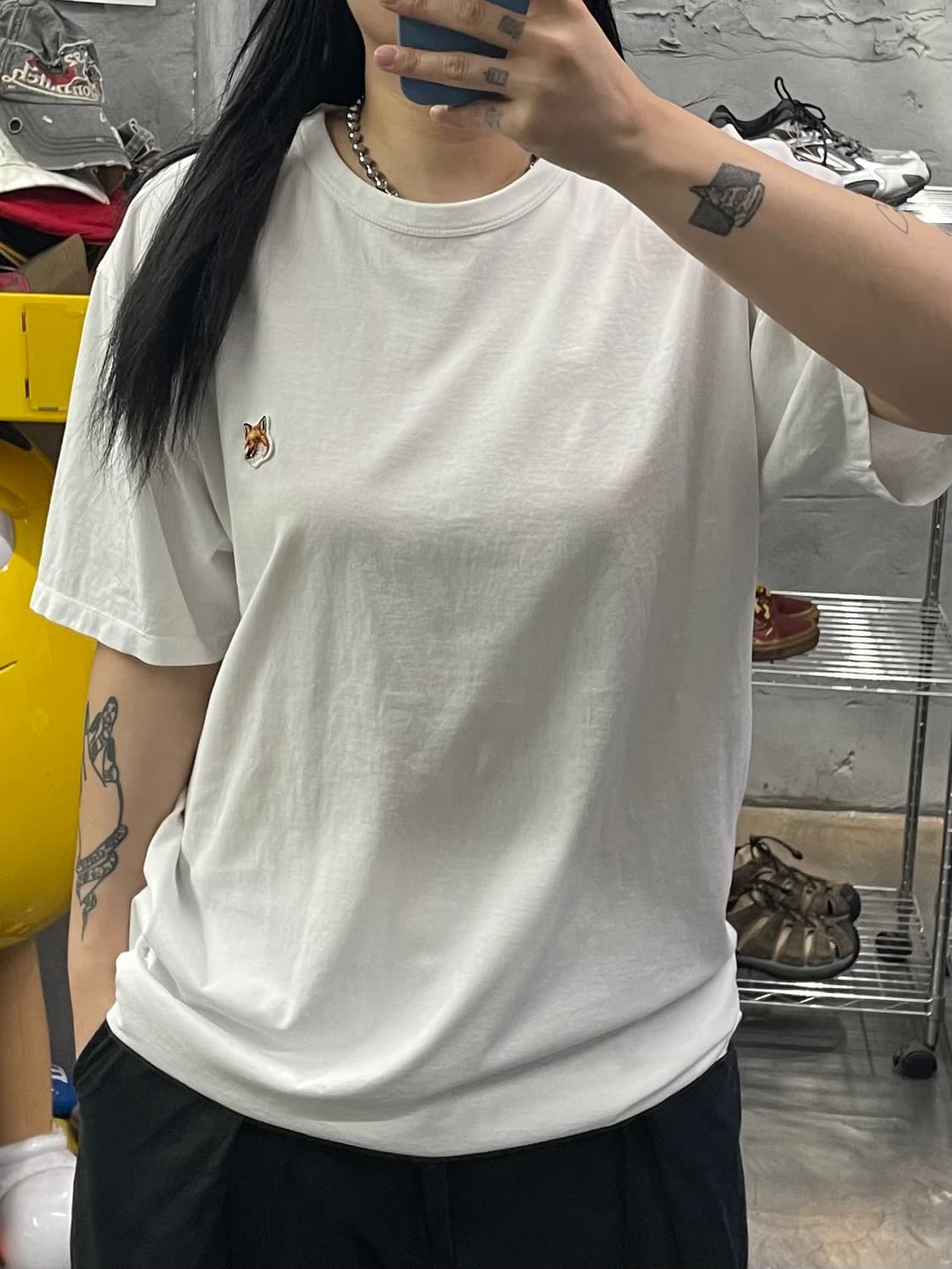 메종키츠네 폭스 헤드 반팔 티셔츠 상품이미지10