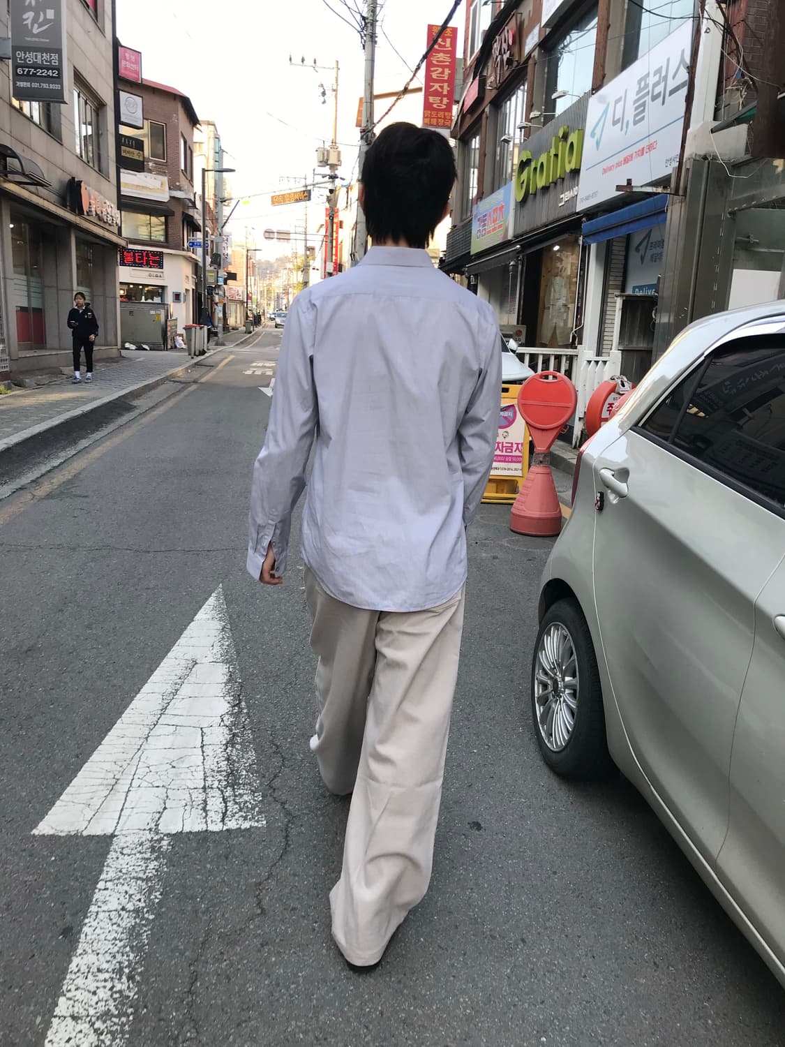 질샌더 by 라프시몬스 스트라이프 셔츠  상품이미지3