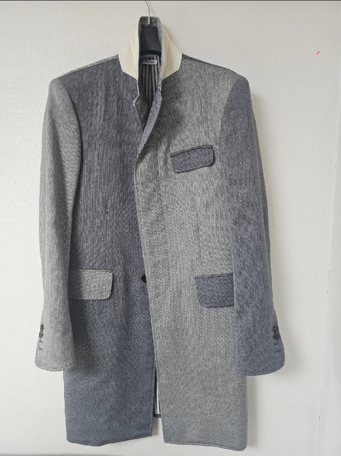 톰브라운 펀믹스 헤링본 울 코트(1/100/S급) 상품이미지1