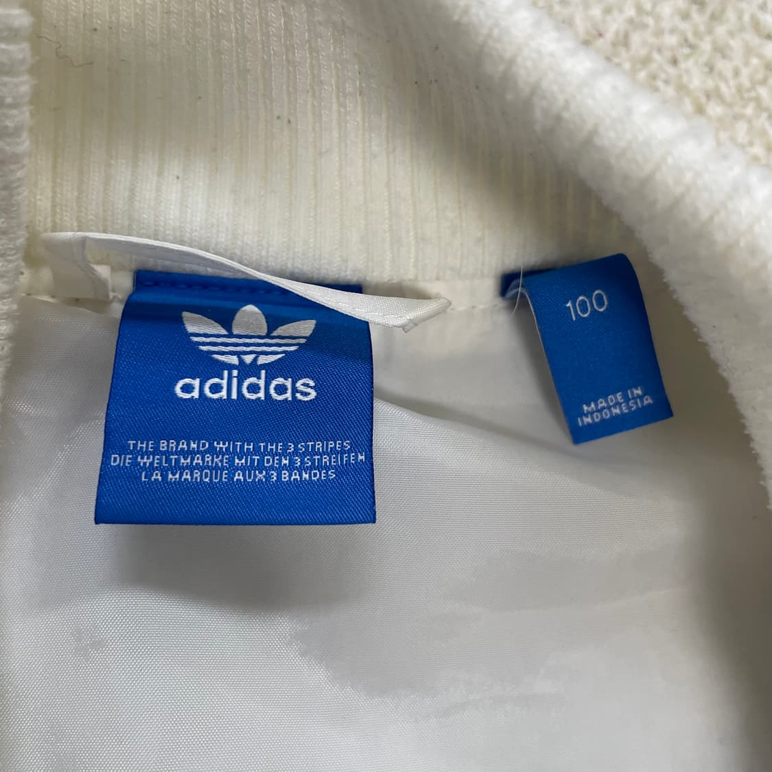 아디다스 파이어버드 후리스 트랙 자켓 화이트 상품이미지4