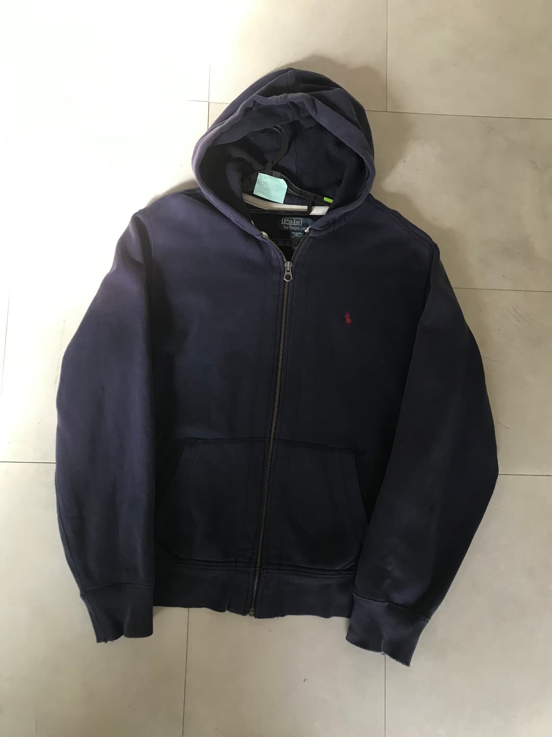 폴로 네이비 스웨트 후드집업 상품이미지8