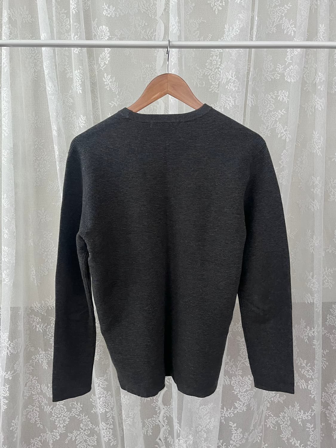 95) 시리즈 21FW 캐시미어 블렌드 코튼 니트 차콜 상품이미지2