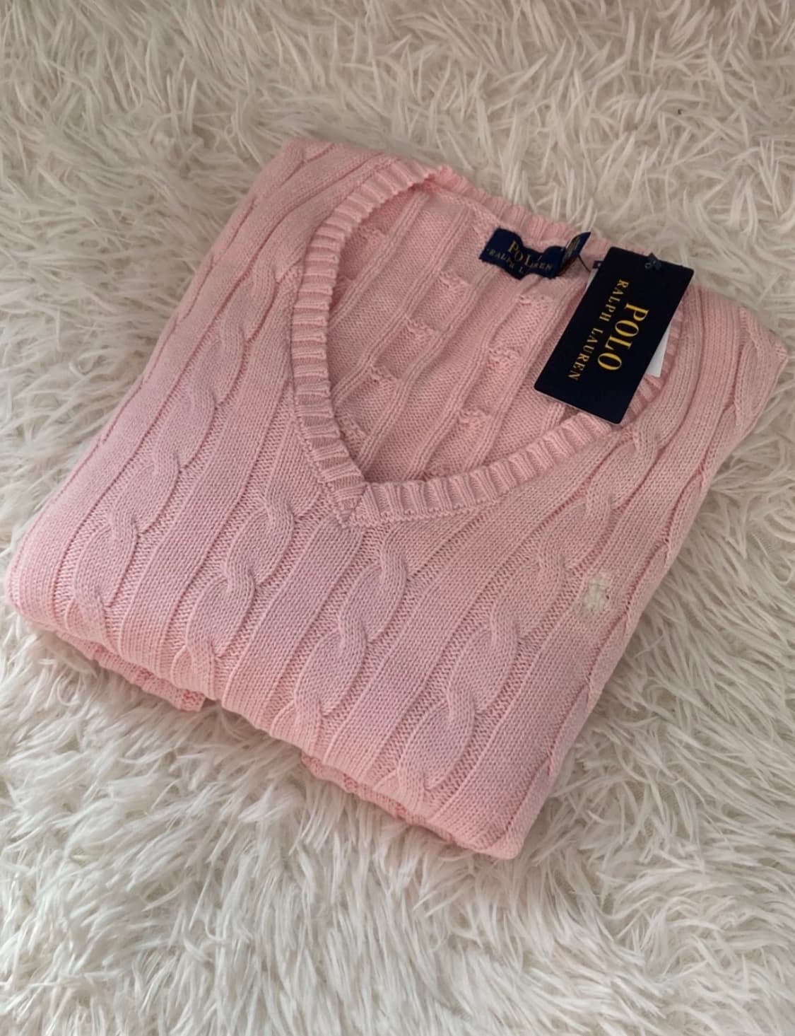 새상품 폴로 브이넥니트 S 상품이미지1