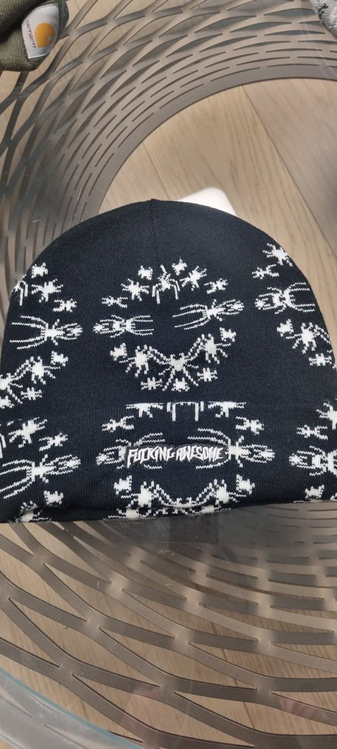 🧢 Fucking Awesome Snowflake Knit Beanie 상품이미지1