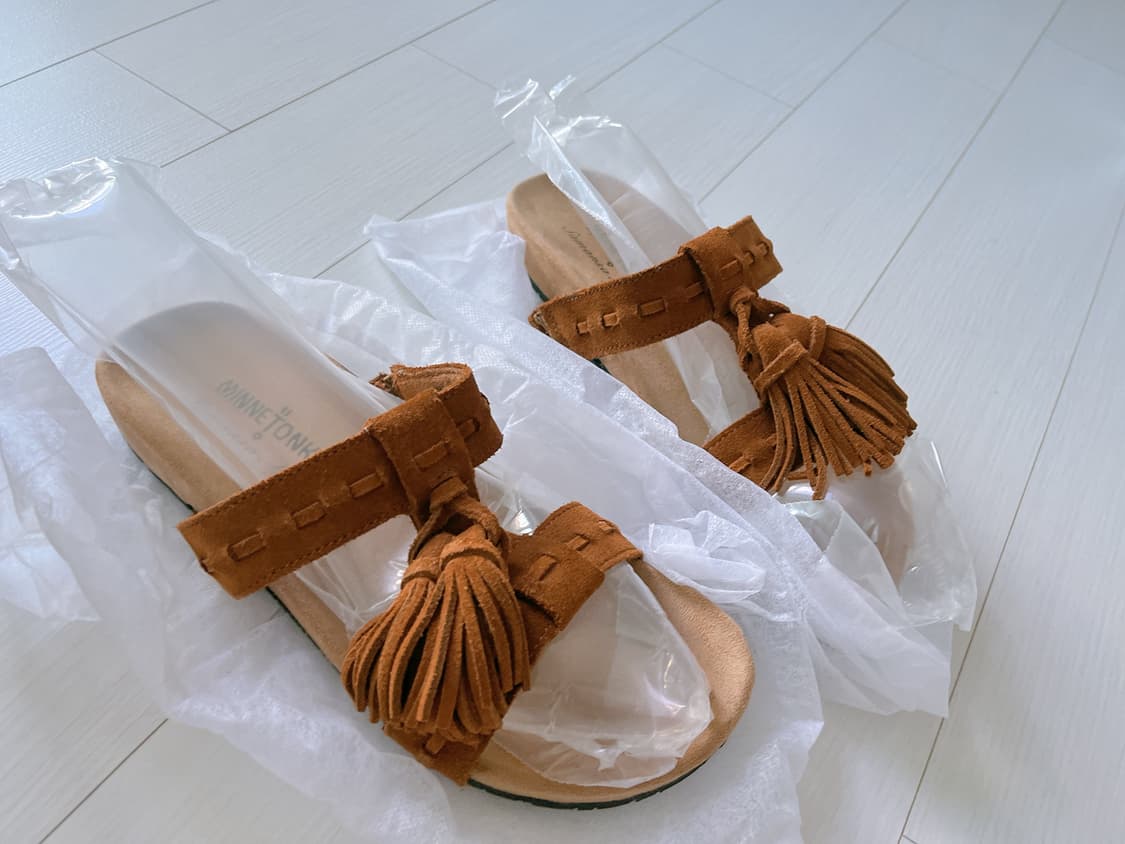 Samansamos2미네통카 슬리퍼 상품이미지1