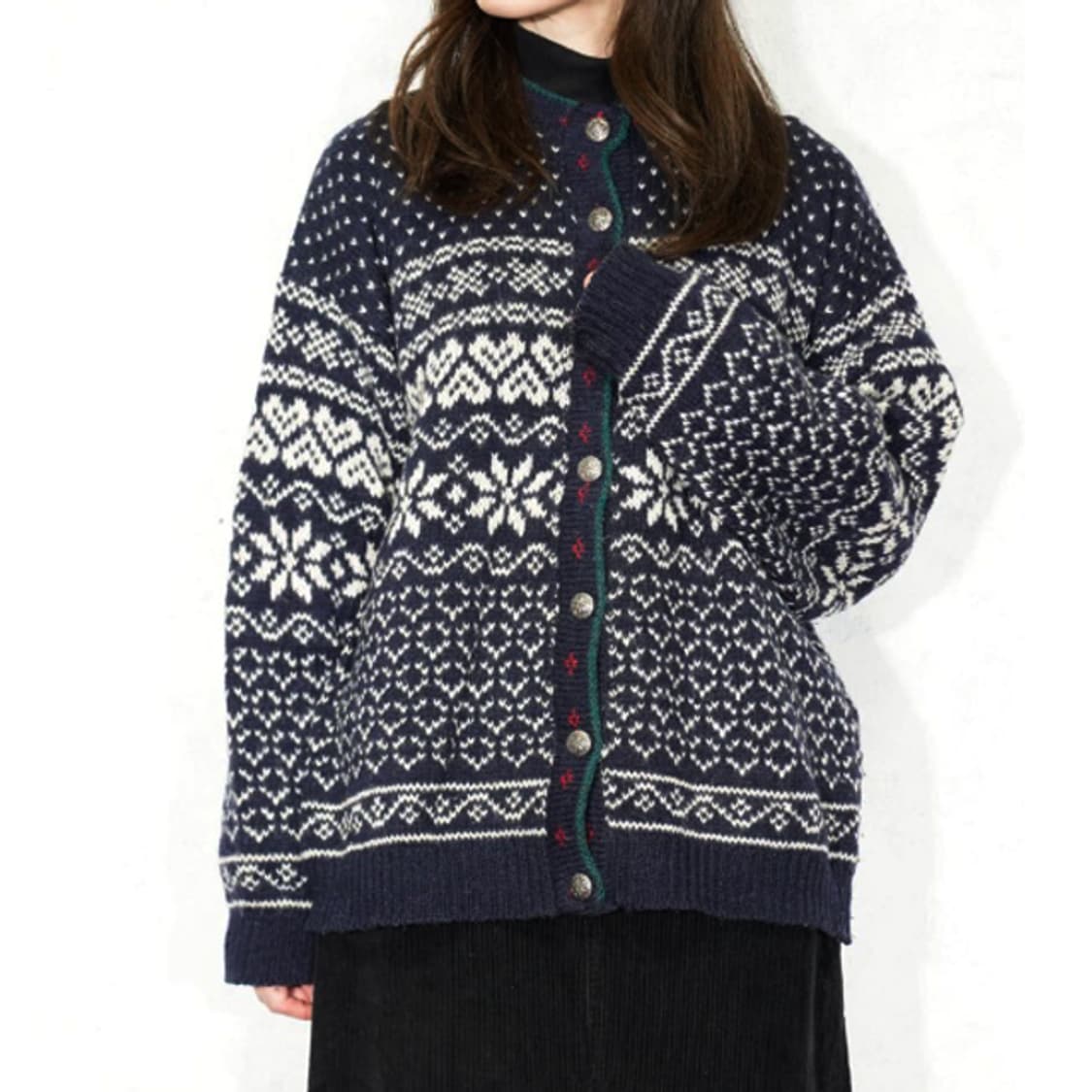 LL Bean 빈티지노르딕울가디건 상품이미지1