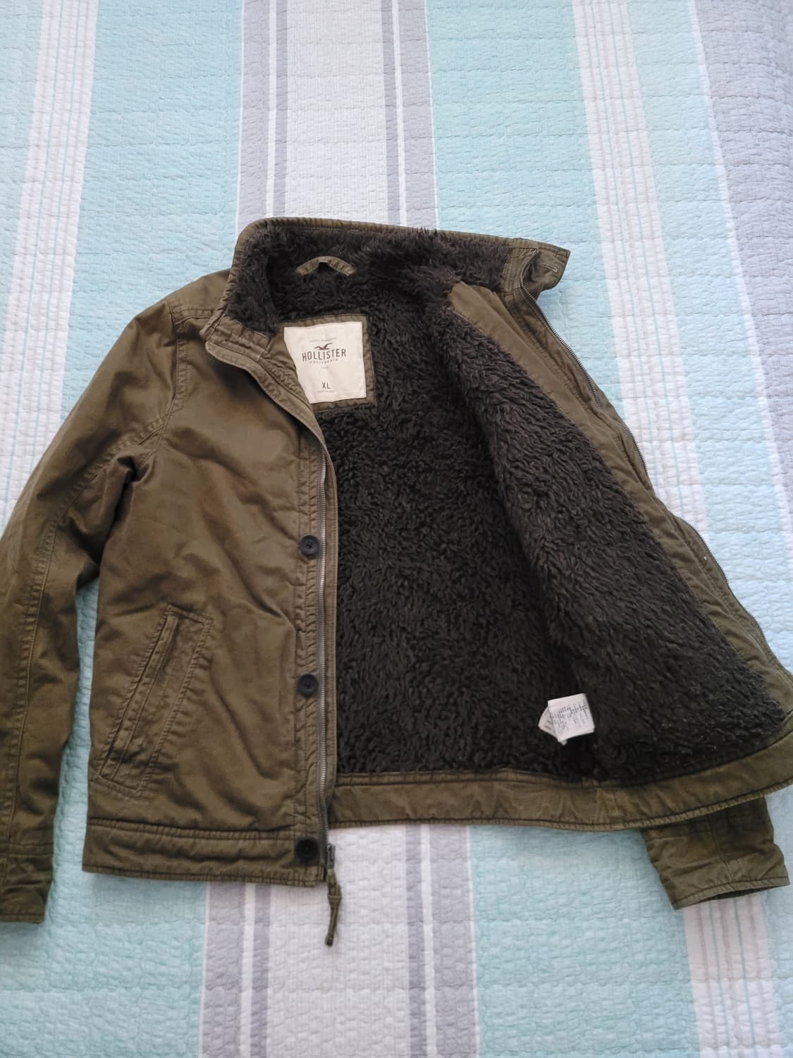 아베크롬비 홀리스터 워크웨어 울프죠 야상자켓 Hollister XL  상품이미지3