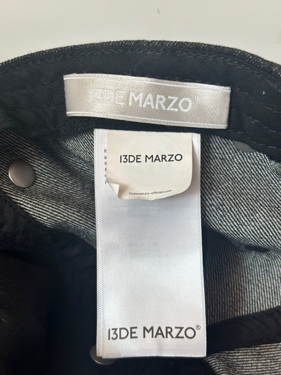 (New) 13de Marzo Denim Cap 상품이미지7