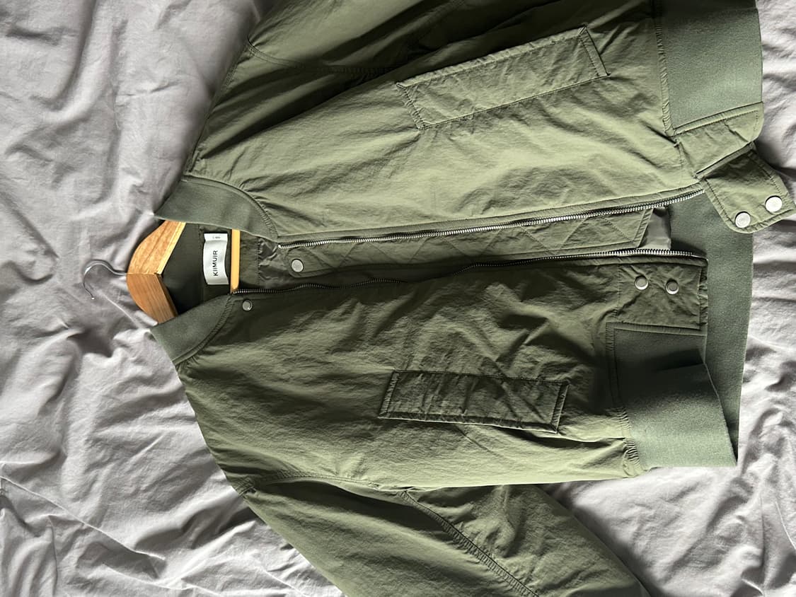 Kiimuir 왁스 패디드 숏 봄버자켓 상품이미지3