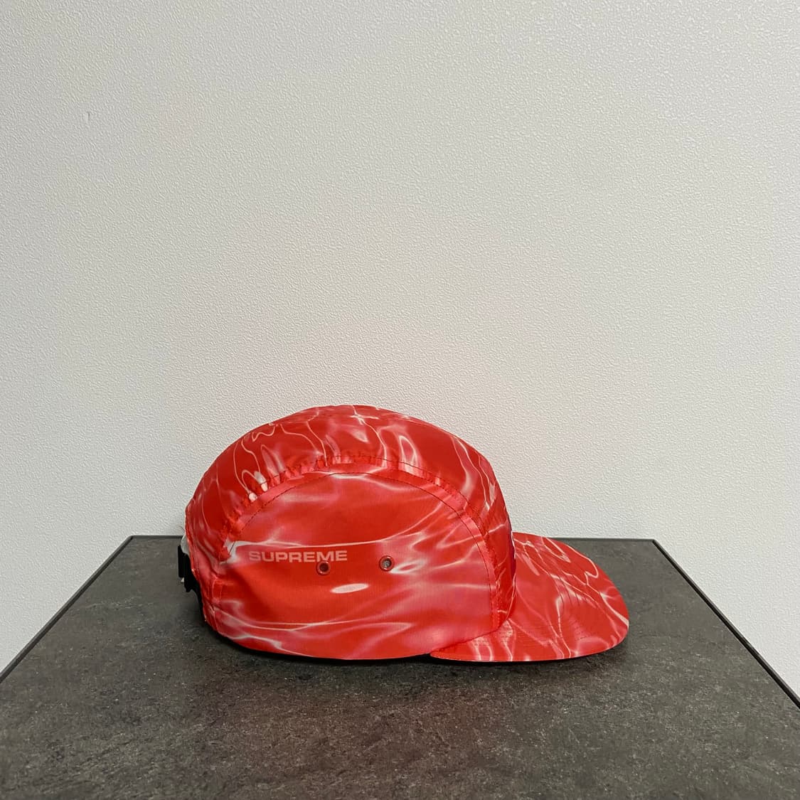 (OS) 슈프림 박스로고 캠프캡 모자 웨이브 레드 상품이미지3