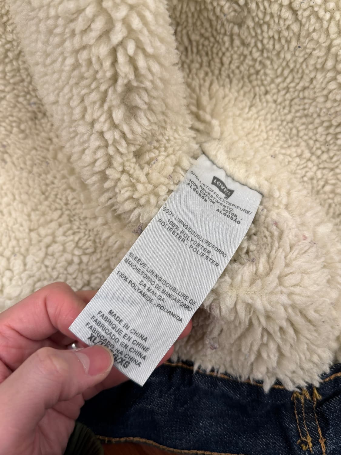 Levis 리바이스 쉐르파 데님 트러커 자켓 상품이미지10