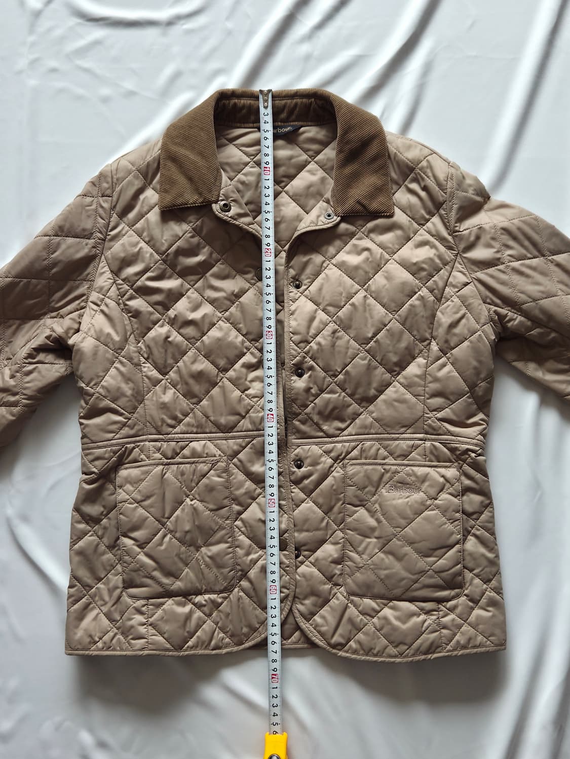 바버 퀼팅 자켓 베이지 UK 14 상품이미지4