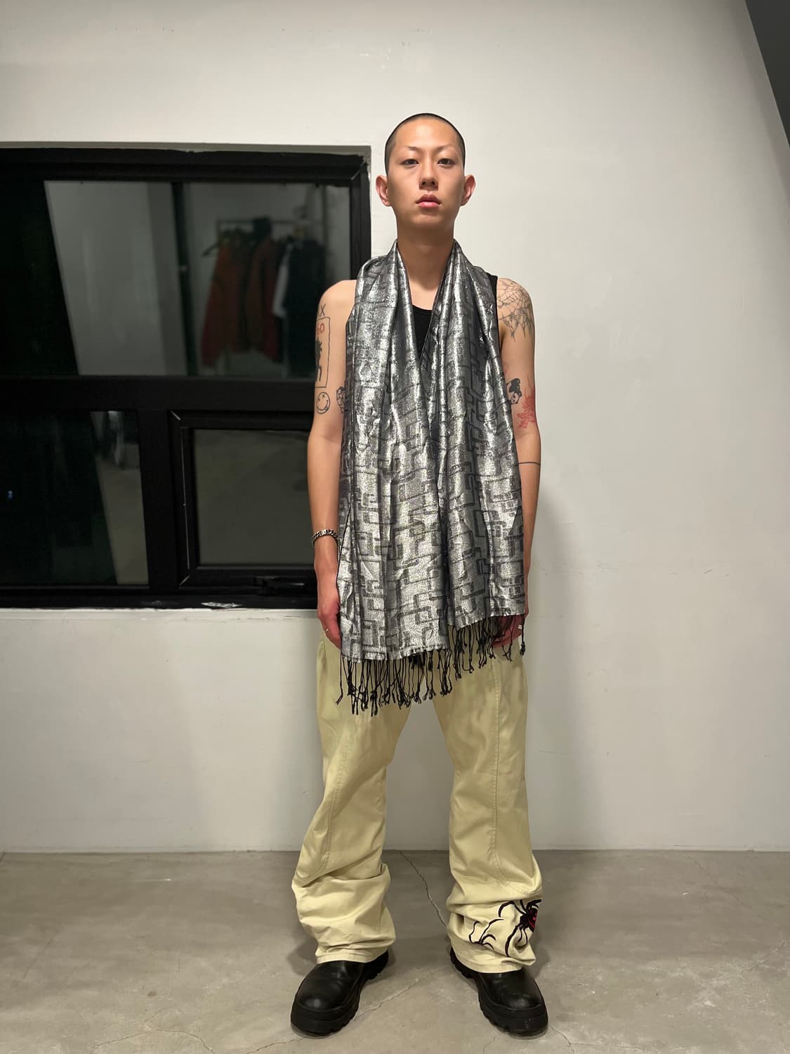 Glitter Pattern Muffler 상품이미지3