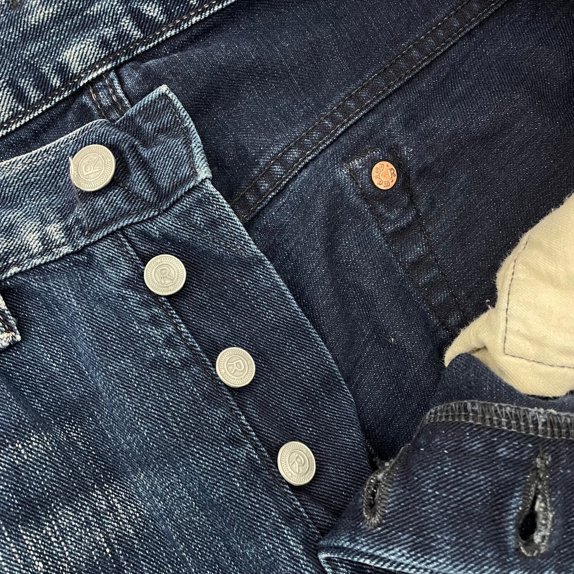 45RPM 워싱 데님 팬츠 상품이미지4