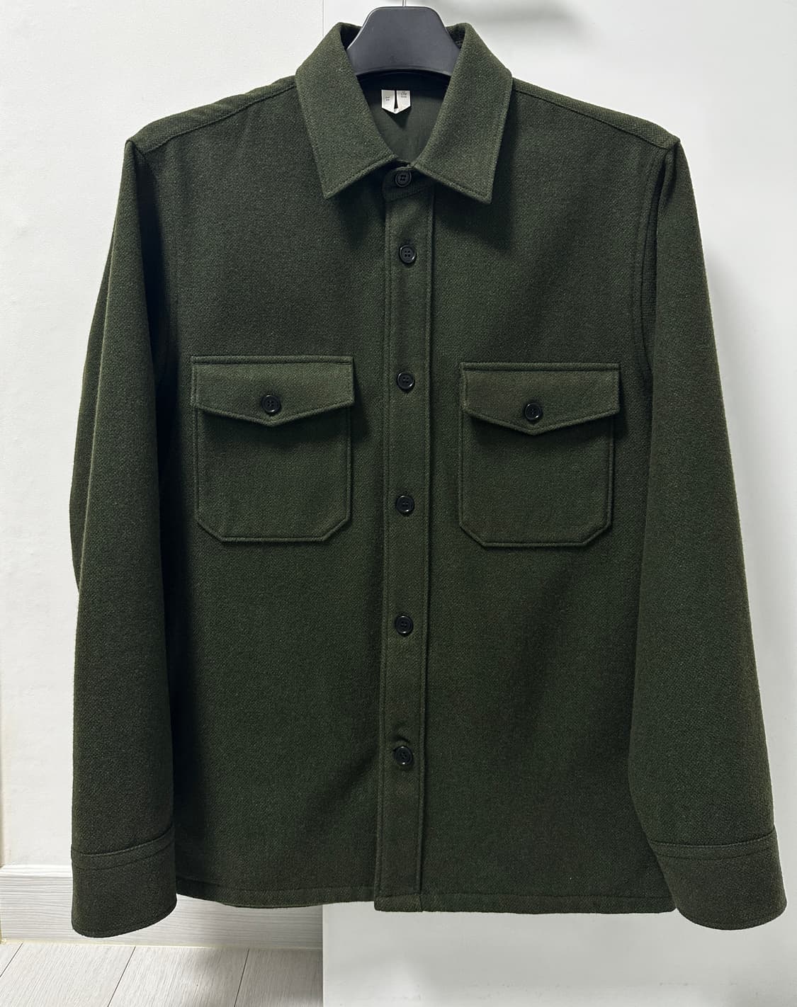 [아르켓] 울 오버셔츠 /한번착용 상품이미지7