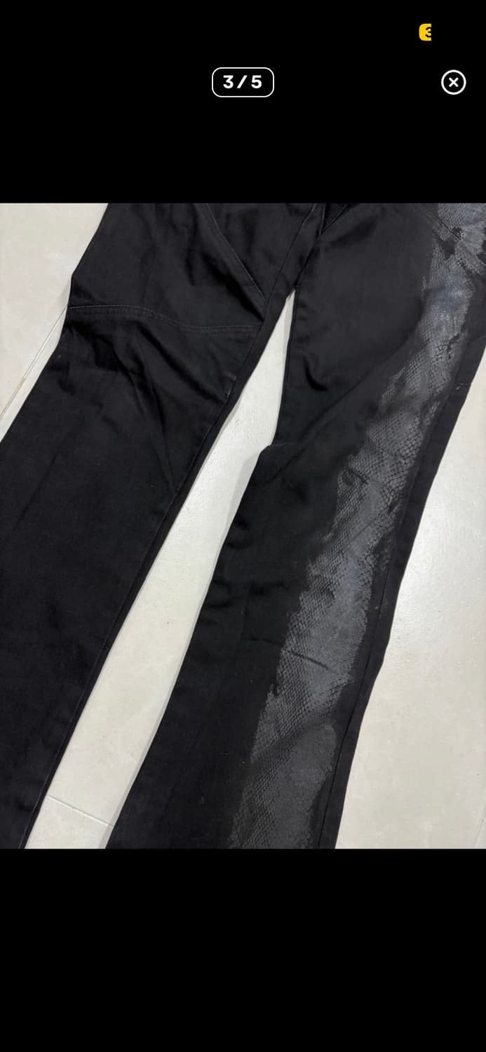 Tonado Mart Boots python cut jean 상품이미지3