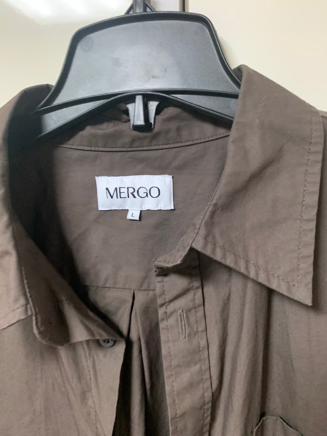 메르고 Mergo 코튼 셔츠 L 상품이미지3