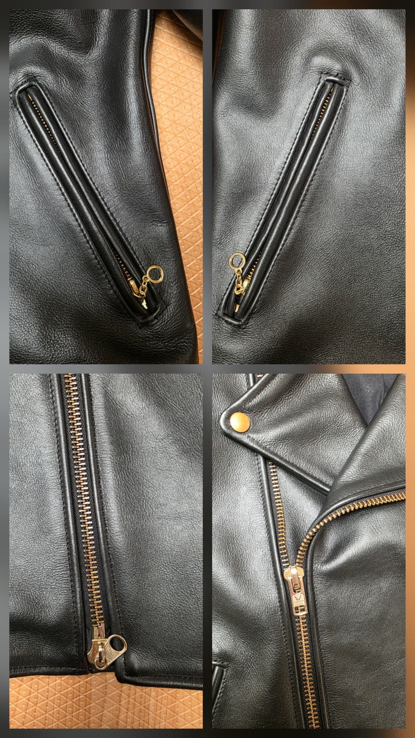 Vanson c2 일본 별주 가죽자켓 (36) 상품이미지10