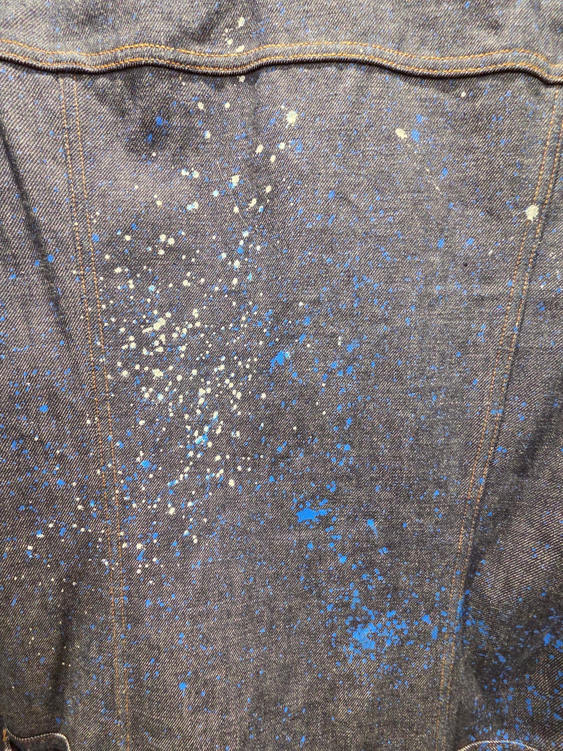 APC X 24S  페인팅 데님 자켓 상품이미지6