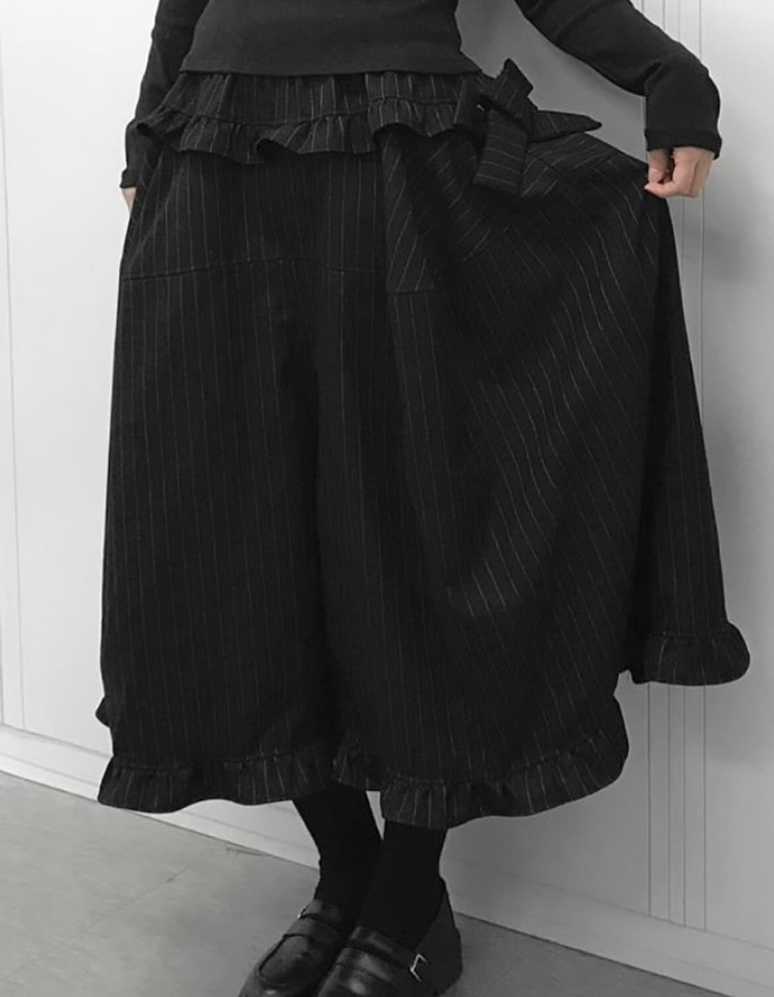 Chemehc 체메씨 BOW CULOTTES SKIRT 보우 샬롯 스커트 상품이미지1