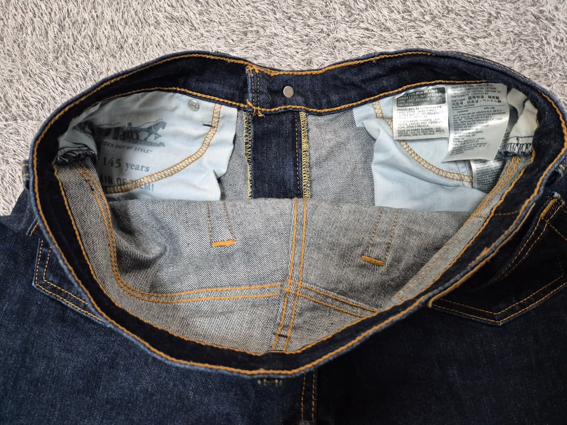 리바이스 511 남성 데님 팬츠 진청 32-32 상품이미지5