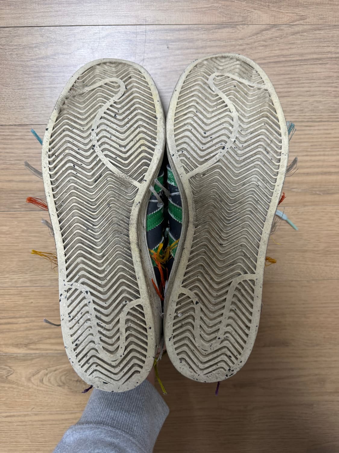 아디다스 X 션 우더스푼 슈퍼스타 블랙 265 상품이미지4