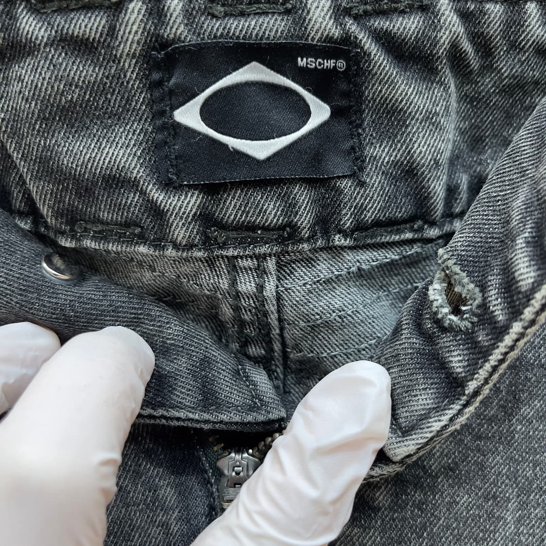 미스치프 롬버스 슬라우치 워시드 진 상품이미지6