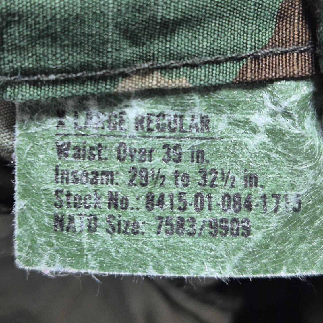 [XL]미군 우드랜드 BDU  -483 상품이미지3