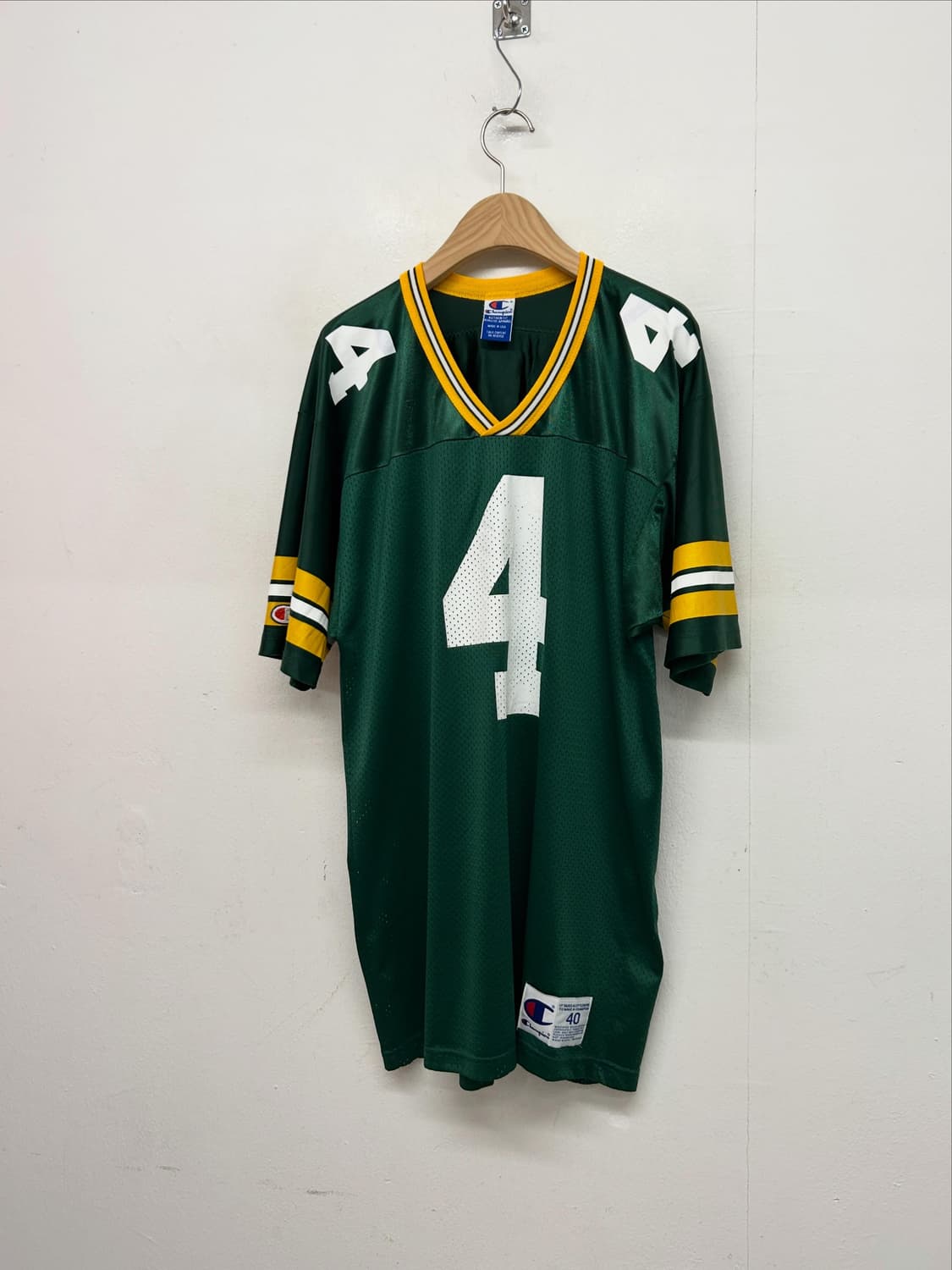 90s USA 챔피온 NFL 그린베이 패커스 브렛 파브 저지 상품이미지1
