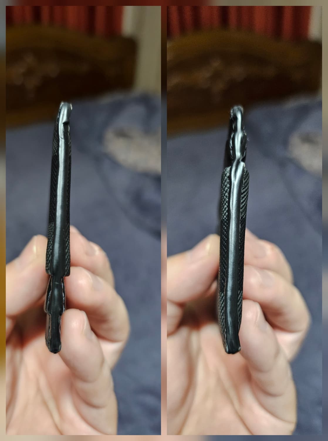 (정품) 신상 버버리 체크 카드지갑/남녀공용/차콜색상/개인 상품이미지5