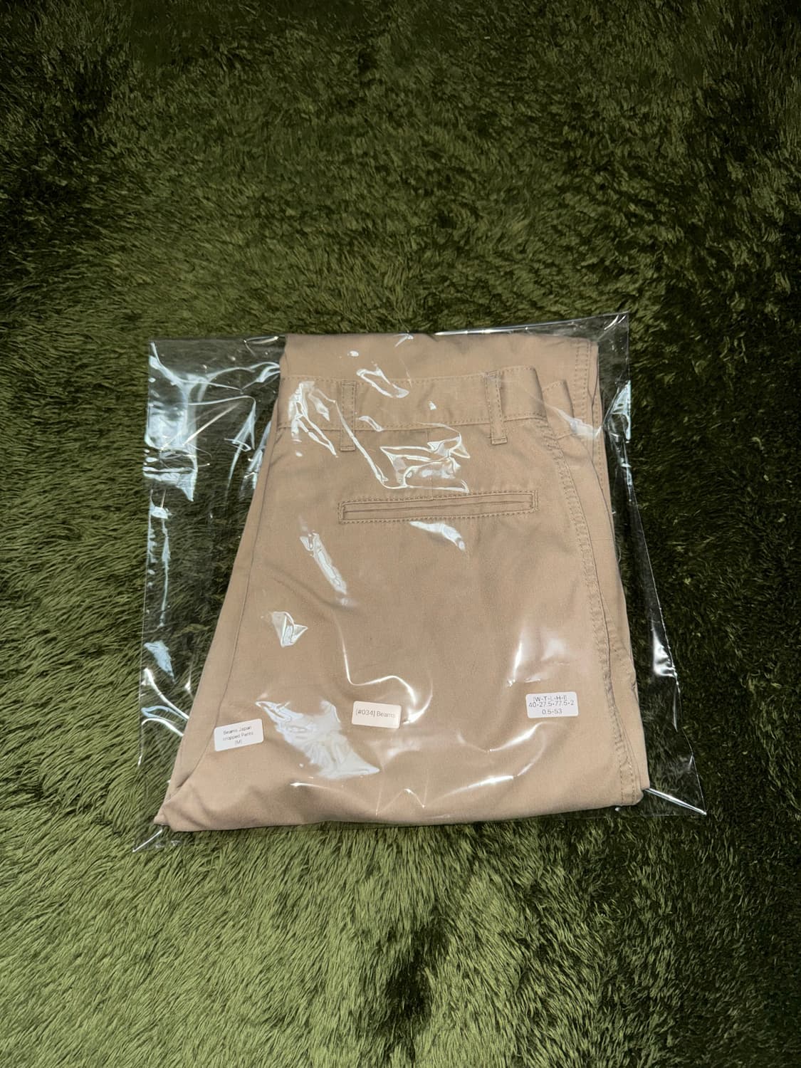 [M] BEAMS 빔즈 Made in Japan 크롭 치노 팬츠 베이지 상품이미지10