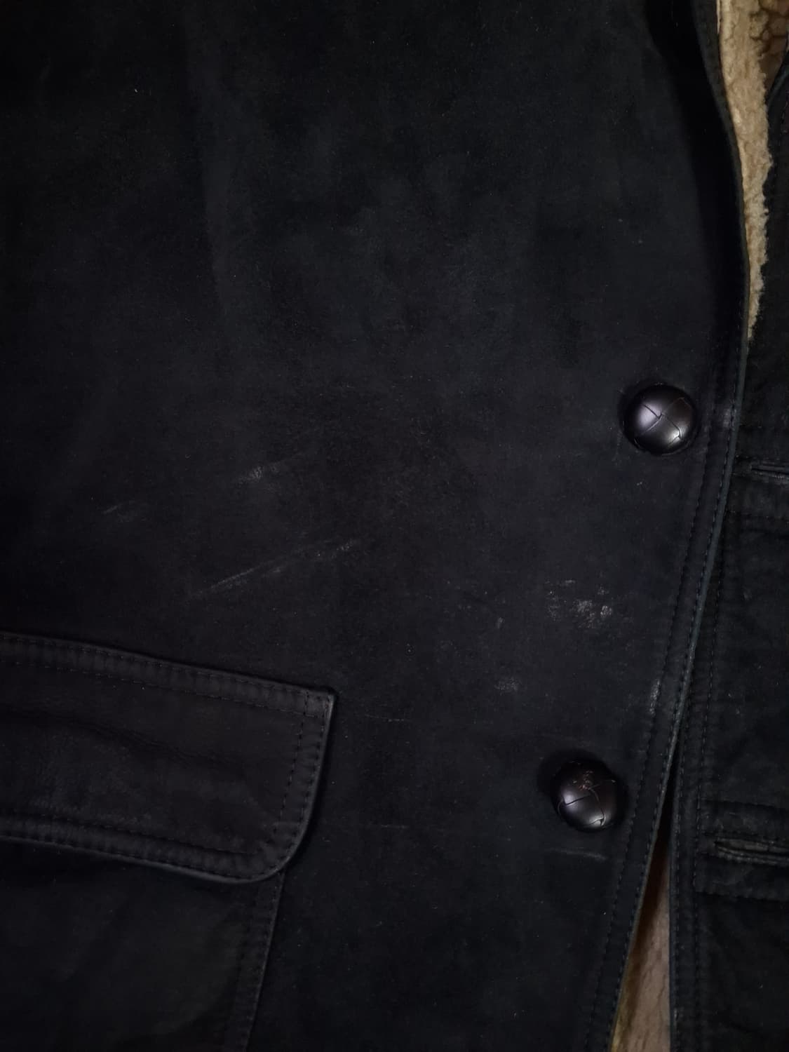 오리지날 80's 일본판 맥그리거 리얼레더 시어링 무스탕 상품이미지5