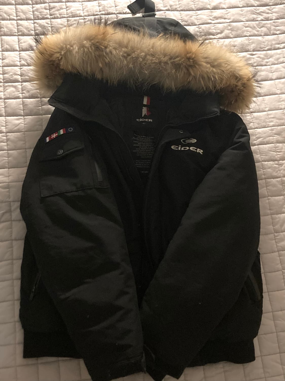 아이더 패딩 블랙 남여공용 Xl 상품이미지2