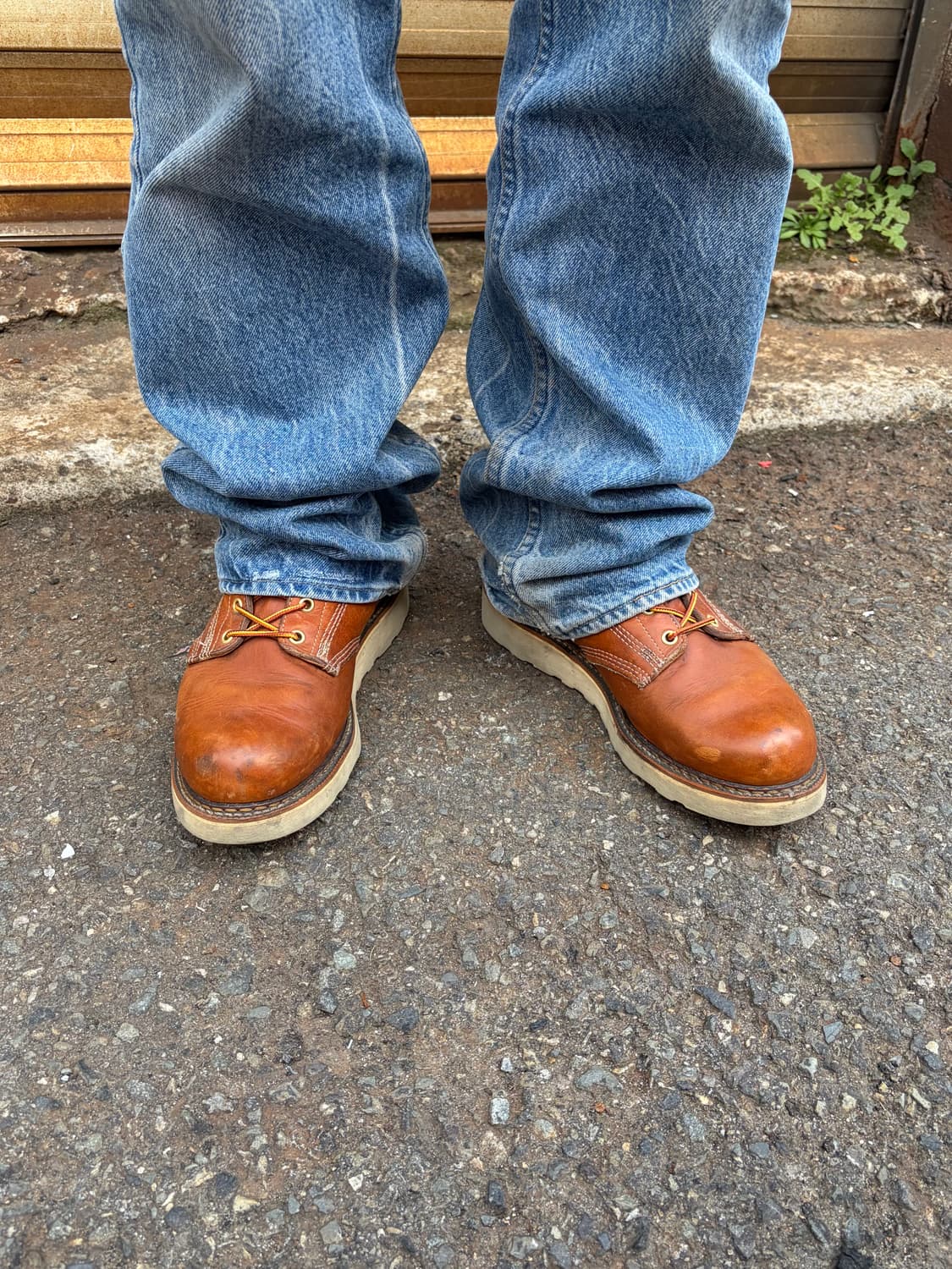 Thorogood USA plain moc toe leather boot 상품이미지2