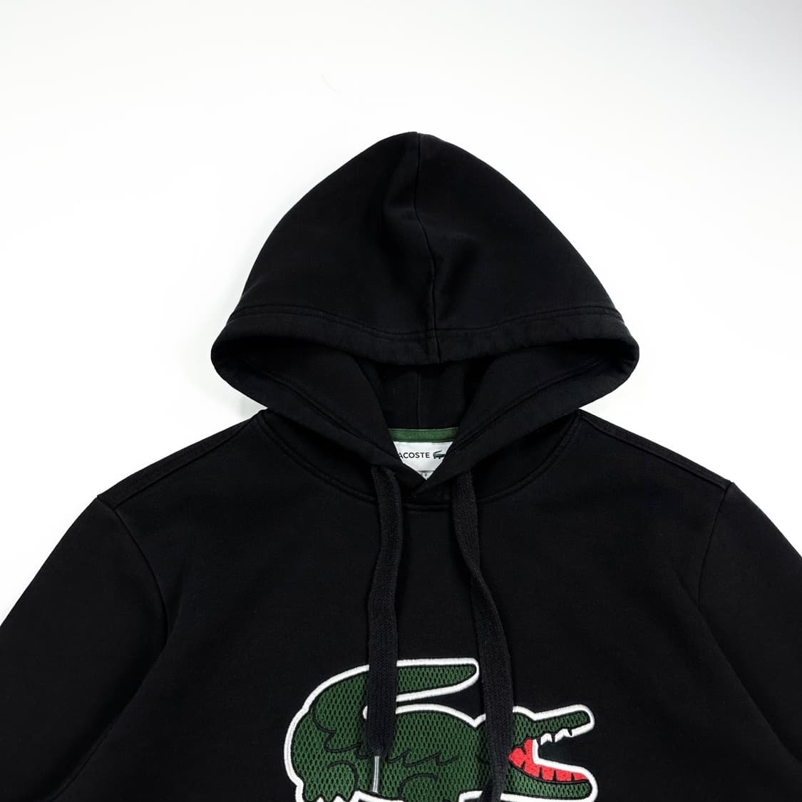 라코스테 빅 크록 블랙 후드티 (S 여성추천) 상품이미지1