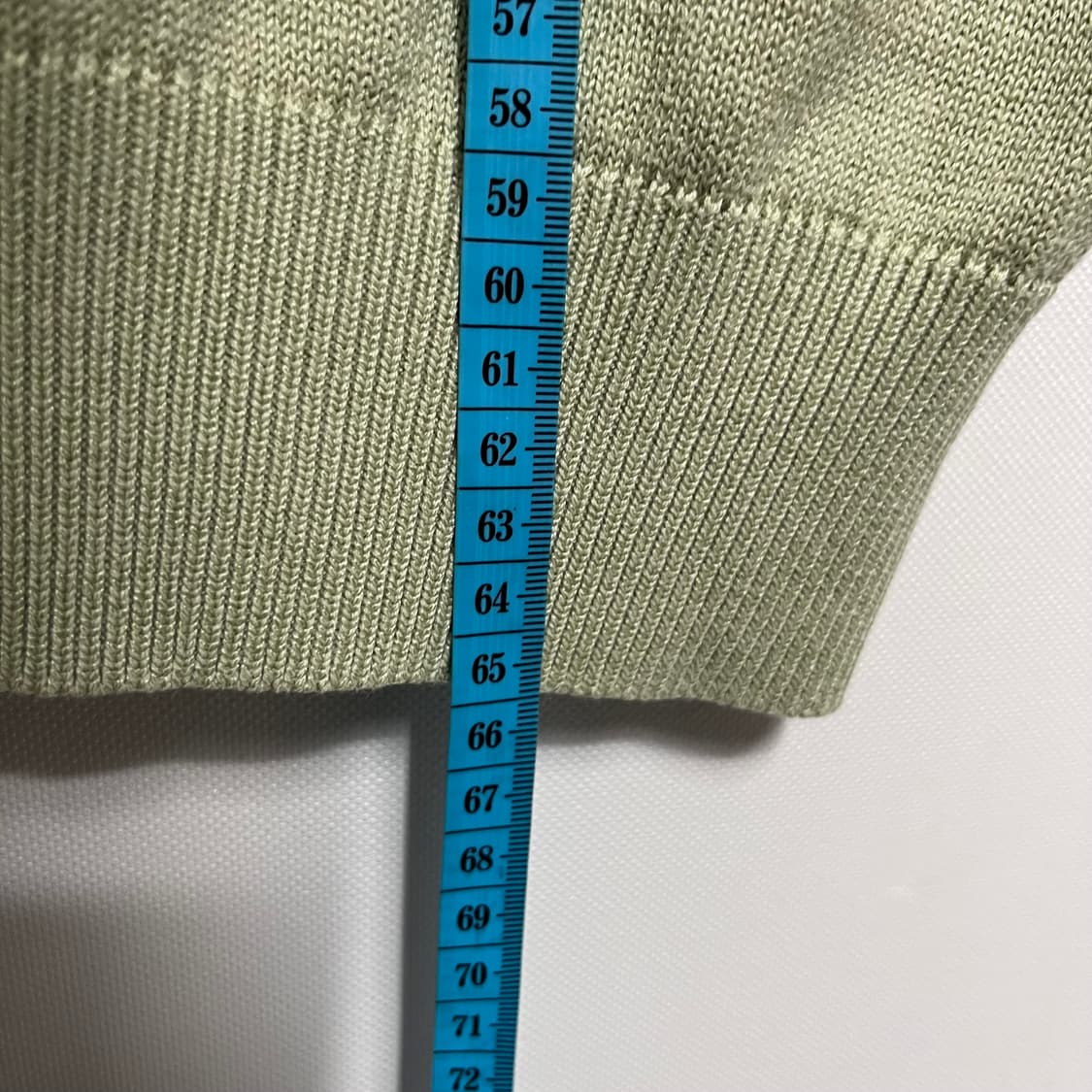 라코스테 아가일 니트 베스트 그린 95 상품이미지6