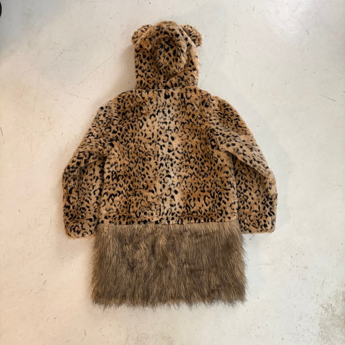 FJM 빈티지 애니멀 페이크 퍼 코트 M 상품이미지7