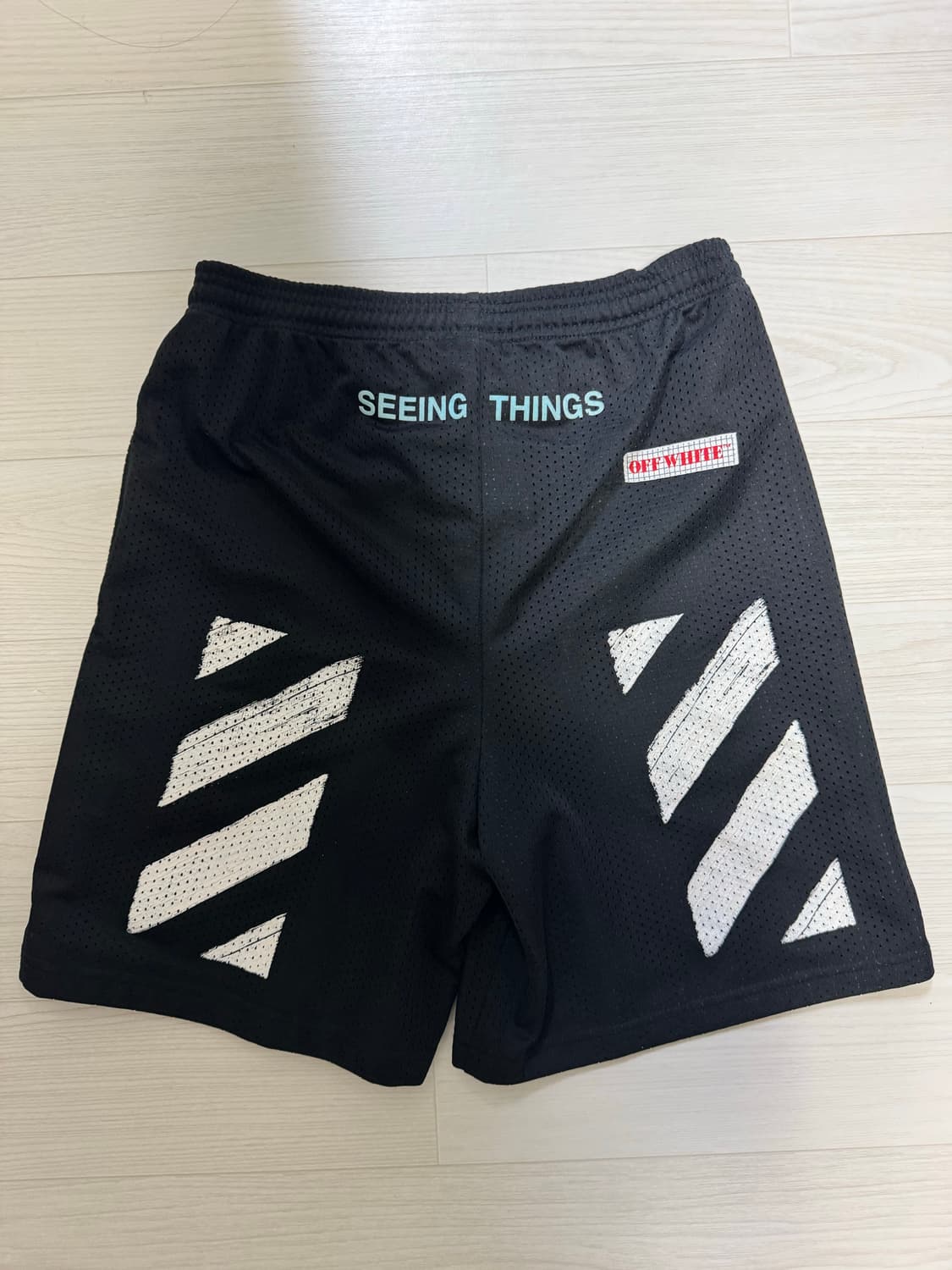 오프화이트 숏팬츠 S 상품이미지1