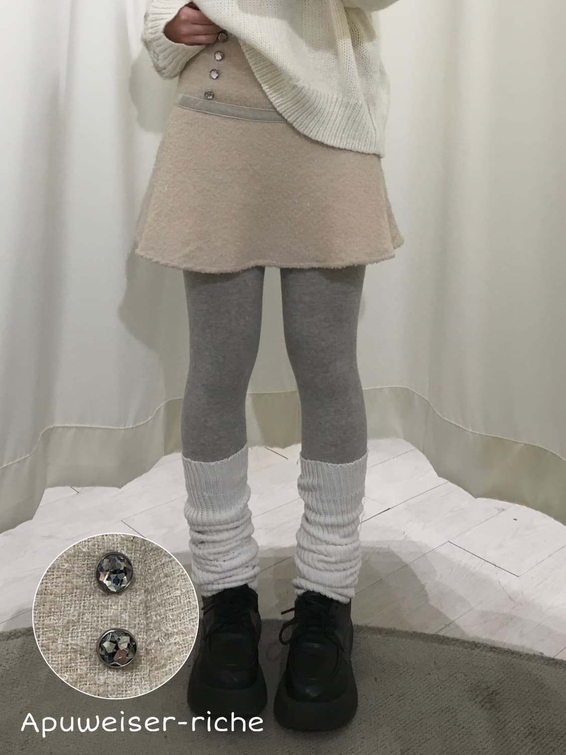 apuweiser-riche tweed skirt 상품이미지1