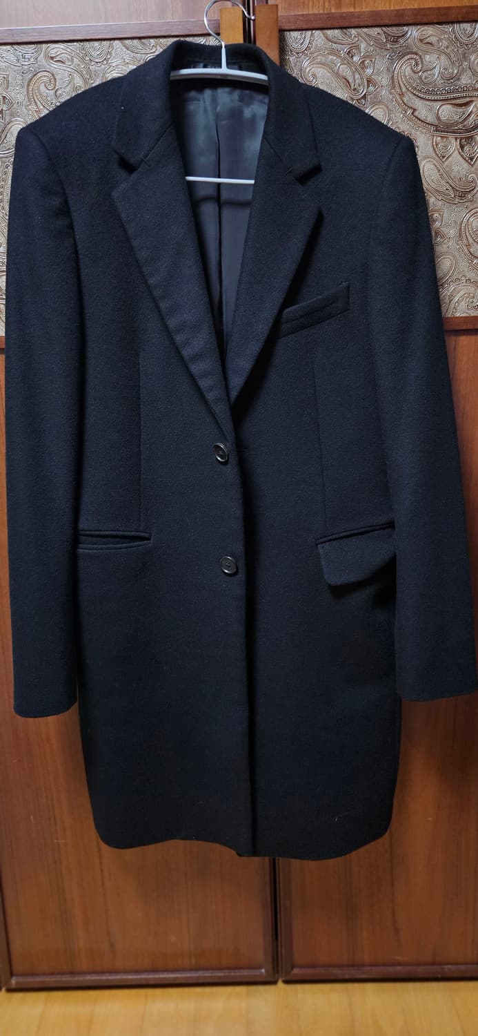 타임 옴므 남자 싱글코트 95 캐시미어 47% 블랙 상품이미지2