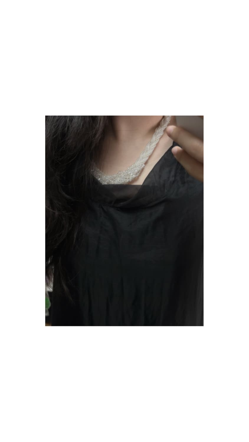 Snowy Weave Necklace  상품이미지5