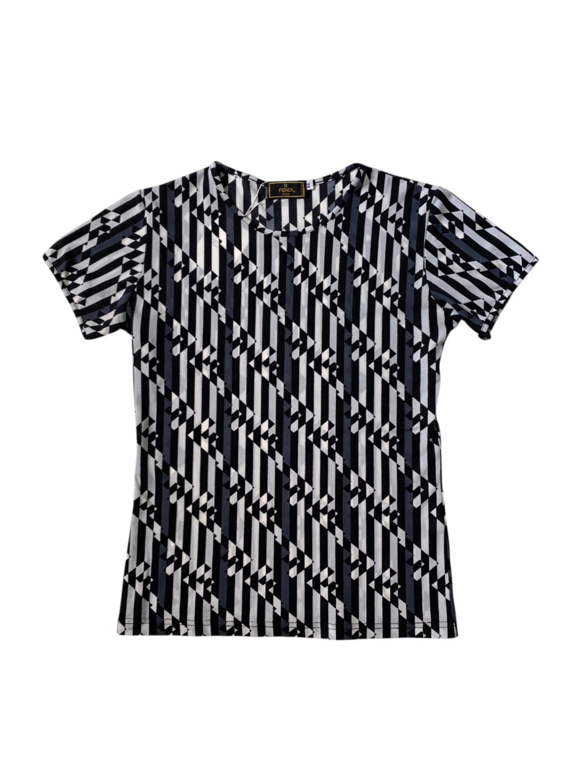 팬디 패턴 1/2 티셔츠 (Woman XS) 상품이미지2