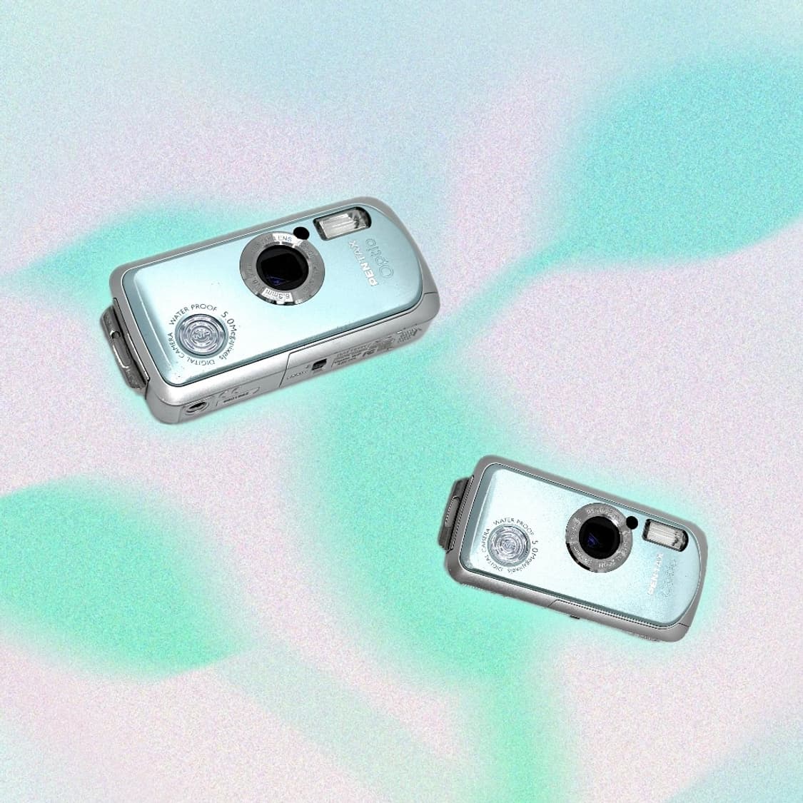 초희귀🫧𖠳ᐝ펜탁스 옵티오 PENTAX OPTIO WP 민트 상품이미지1
