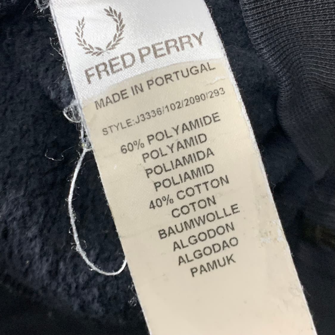 프레드페리 패치 와펜 집업 상품이미지4