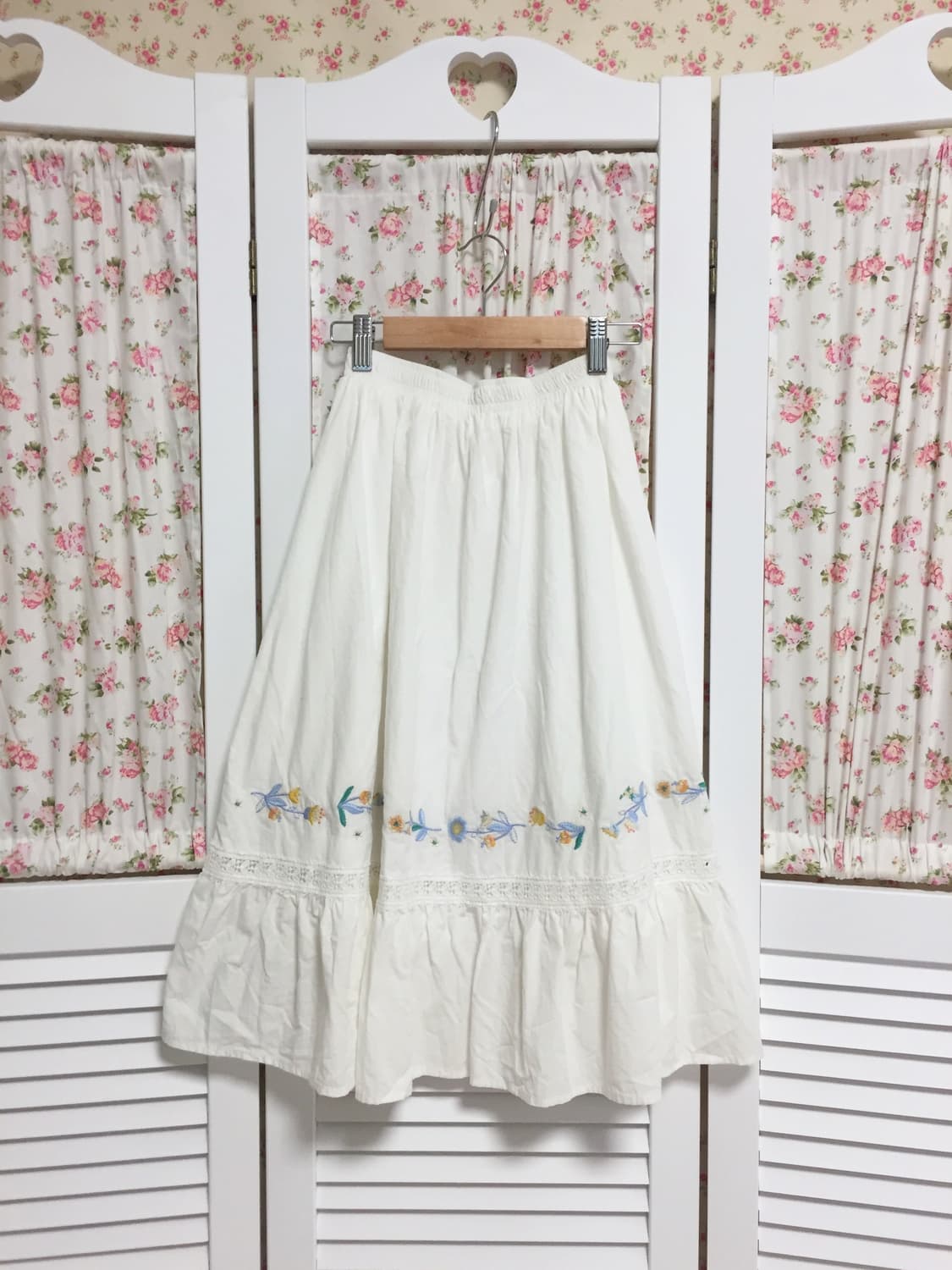 빈티지 모리걸 잔꽃 스커트 상품이미지2